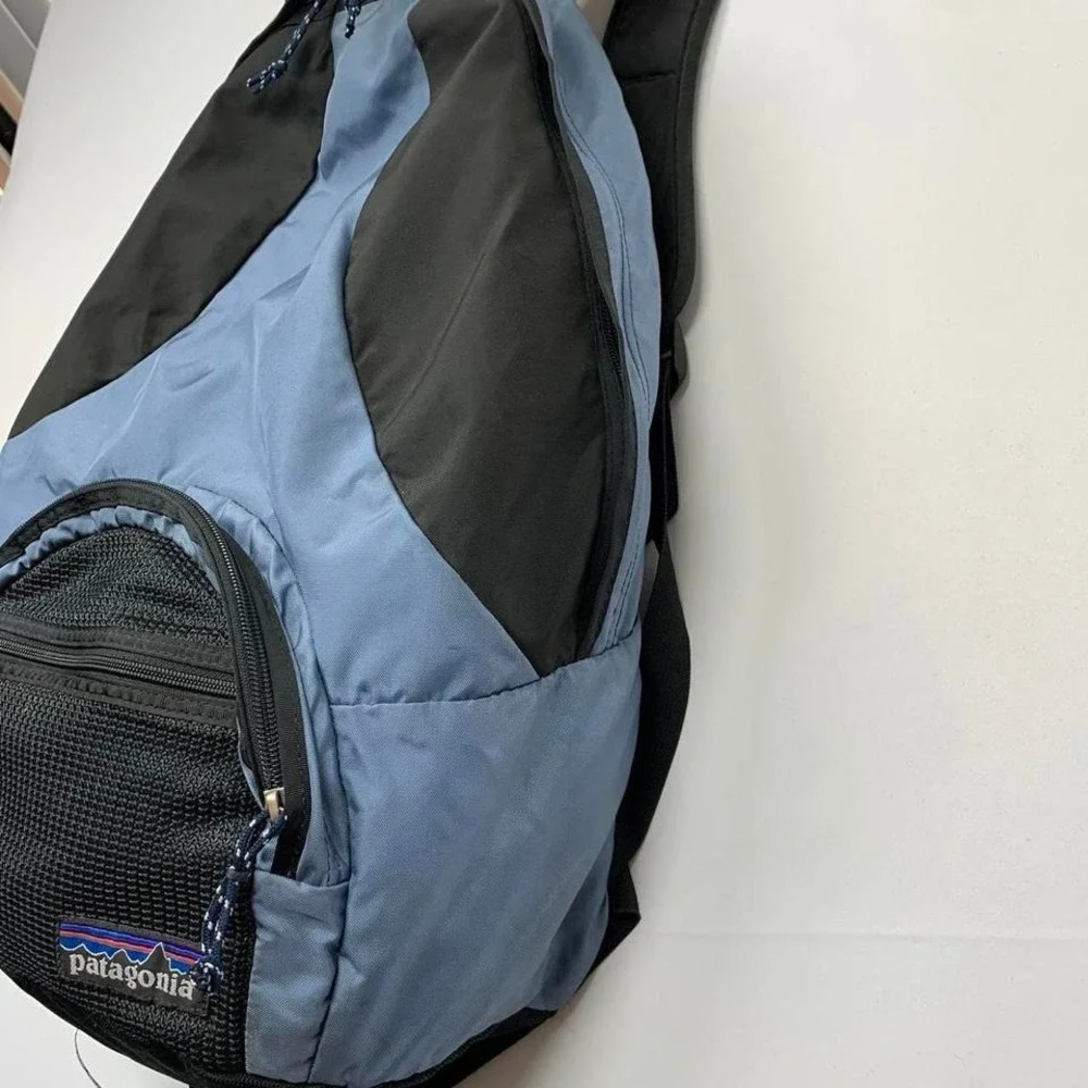 Vintage Patagona Day Pack Blue‎ Black Backpack SP01